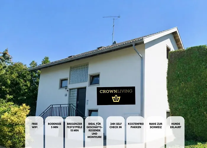 Crown Living Basic - Mit Kueche, Kostenloser Parkplatz, Wlan, Self Check-in, Ideal Fuer Feriengaeste Und Geschaeftsreisende